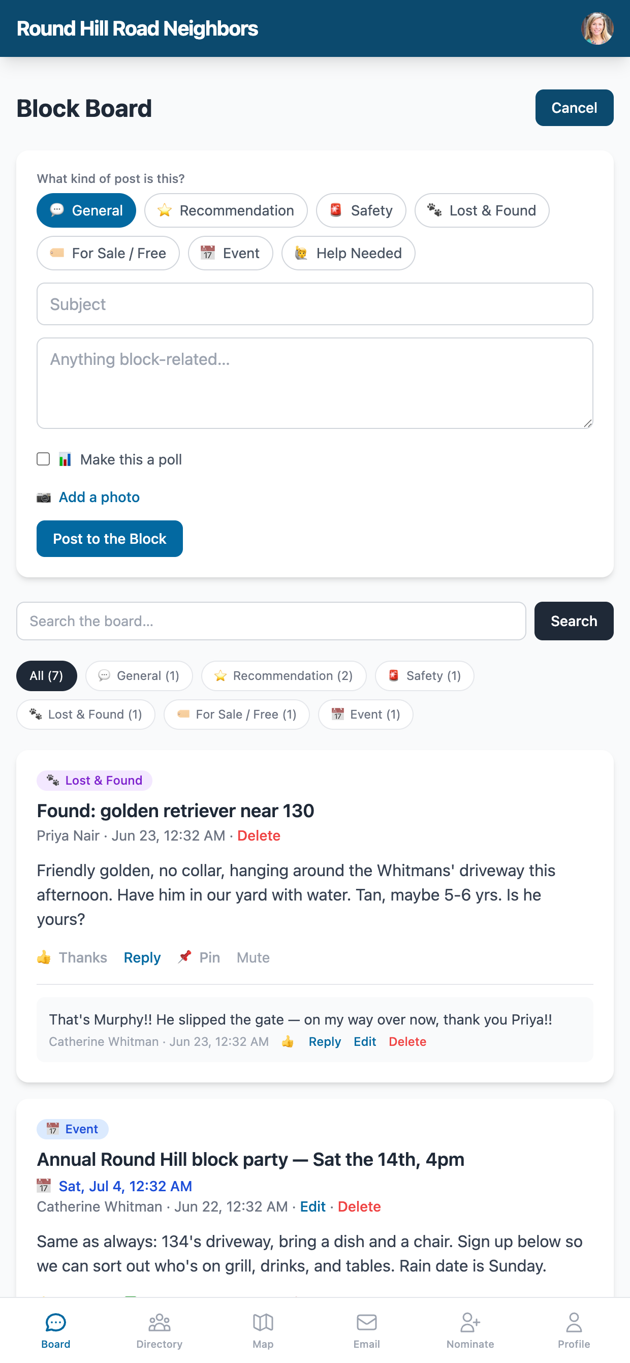 Click "New Post"